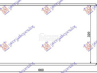 HLADNJAK KLIME BENZIN/DIZEL (6 za MINI Countryman od 2011. do 2016. god.