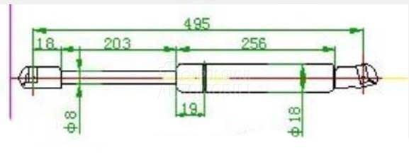 AMORTIZER GEPEK VRATA (R56) (4