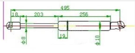 AMORTIZER GEPEK VRATA (R56) (4