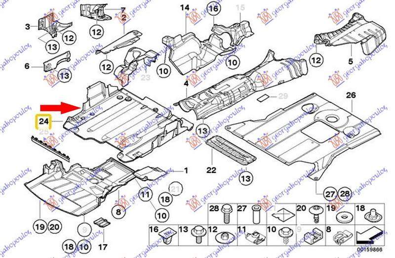 ZASTITA MOTORA (PREDNJI DEO) P