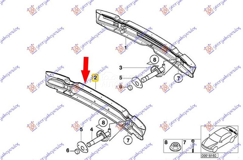 SINA ZADNJEG BRANIKA ALUMINIJU