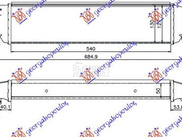 HLADNJAK INTERKULERA 2.0TD (54 za BMW Serija 3 od 1999. do 2002. god.