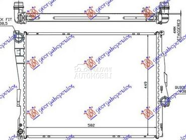 HLADNJAK MOTORA BENZIN/DIZEL ( za BMW Serija 3 od 1999. do 2002. god.