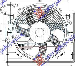 VENTILATOR KLIME KOMPLET (BENZ