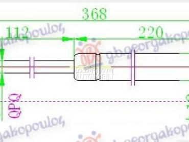 AMORTIZER GEPEK VRATA (COUPE) za BMW Serija 3 od 2007. do 2011. god.