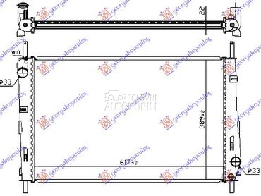 HLADNJAK MOTORA 1.8/2.0 BENZIN za Ford Mondeo od 2000. do 2007. god.