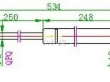 AMORTIZER GEPEK VRATA 5 VRATA za Ford Mondeo od 2000. do 2007. god.