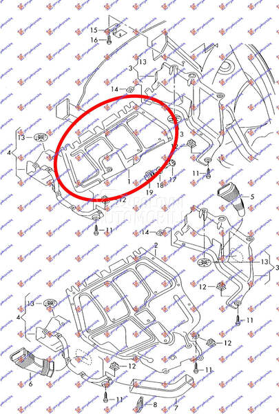 ZASTITA MOTORA PREDNJA CENTRAL