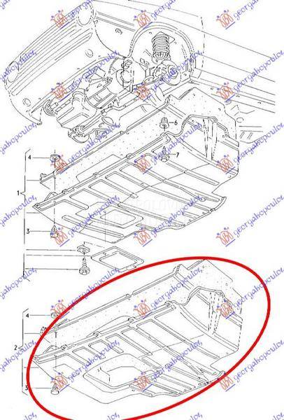 ZASTITA MOTORA PLASTICNA