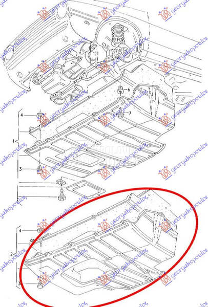 ZASTITA MOTORA PLASTICNA