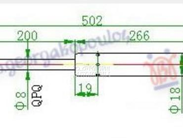 AMORTIZER GEPEK VRATA (500L-28 za Fiat Stilo od 2001. do 2006. god.