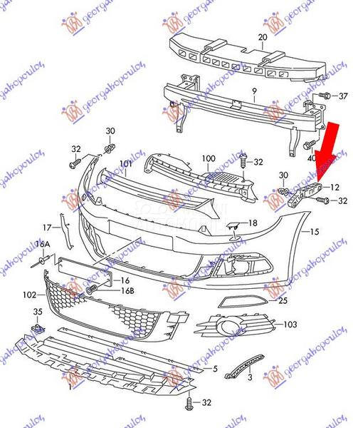 NOSAC PREDNJEG BRANIKA BOCNI P