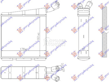 HLADNJAK MOTORA DODATNI 2.0/3. za Audi A3 od 2008. do 2012. god.