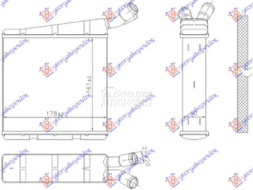 HLADNJAK MOTORA DODATNI 2.0/3. za Volkswagen Golf 5 od 2007. do 2009. god.