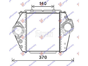 HLADNJAK INTERKULERA 2.0-2.2 D za Mazda 6 od 2008. do 2013. god.