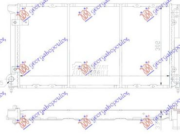 HLADNJAK MOTORA 1.5/1.6/1.8 BE za Volkswagen Jetta od 1979. do 1983. god.