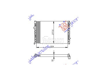 HLADNJAK MOTORA 1.6/1.8/2.0 (M za Volkswagen Passat od 1993. do 1996. god.