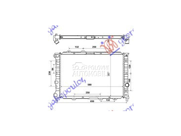 HLADNJAK MOTORA 1.9 JTD 2.4 JT za Alfa Romeo 156 od 2003. do 2005. god.