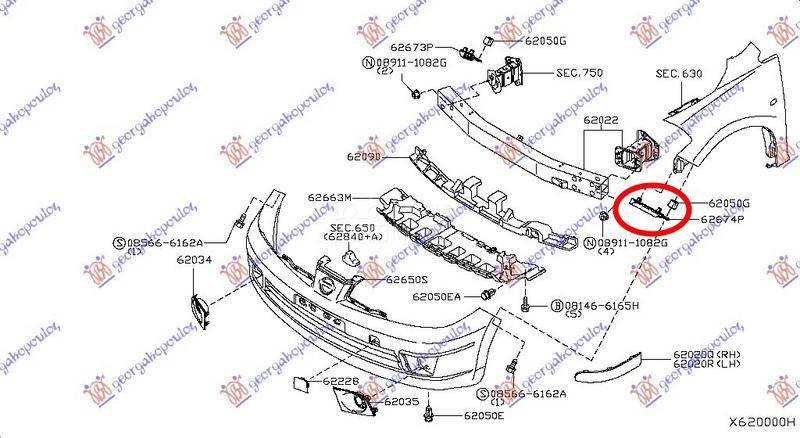 NOSAC PREDNJEG BRANIKA BOCNI P