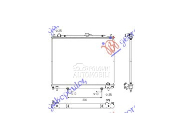 HLADNJAK MOTORA 3.2 TD (MAN/AU za Mitsubishi Pajero od 2007. do 2012. god.