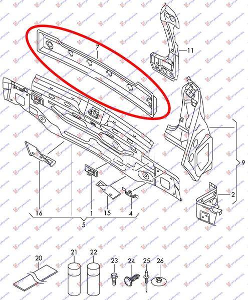 ZADNJI VEZNI LIM DONJI