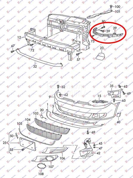 NOSAC PREDNJEG BRANIKA GORNJI