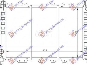HLADNJAK MOTORA 1.3/1.6 BOXER za Alfa Romeo 145 od 1994. do 1999. god.