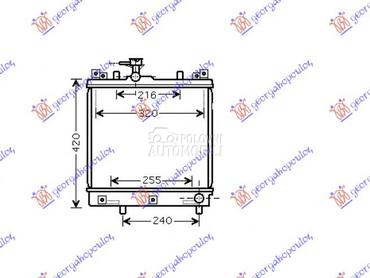 HLADNJAK MOTORA (34.8x36) za Suzuki Alto od 1999. do 2007. god.