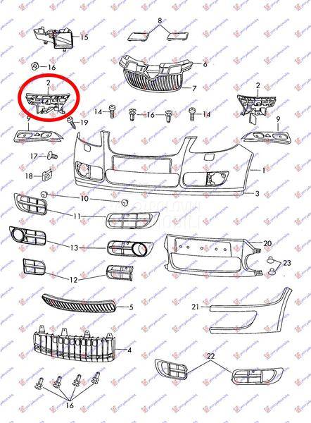 NOSAC PREDNJEG BRANIKA BOCNI P