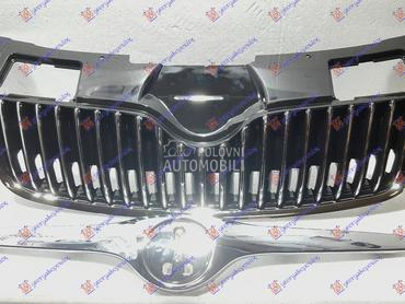 PVC MASKA KOMPLET CRNA/HROM (L za Škoda Fabia od 2007. do 2010. god.