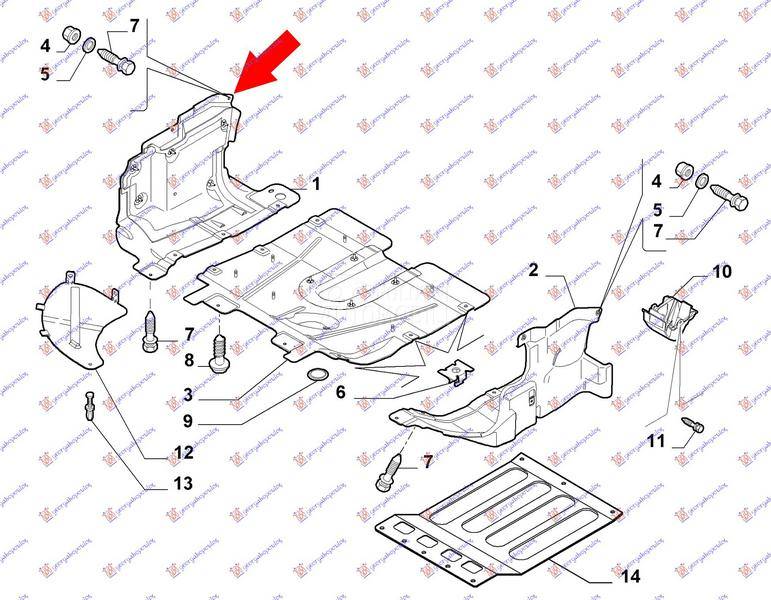 ZASTITA MOTORA PLASTICNA