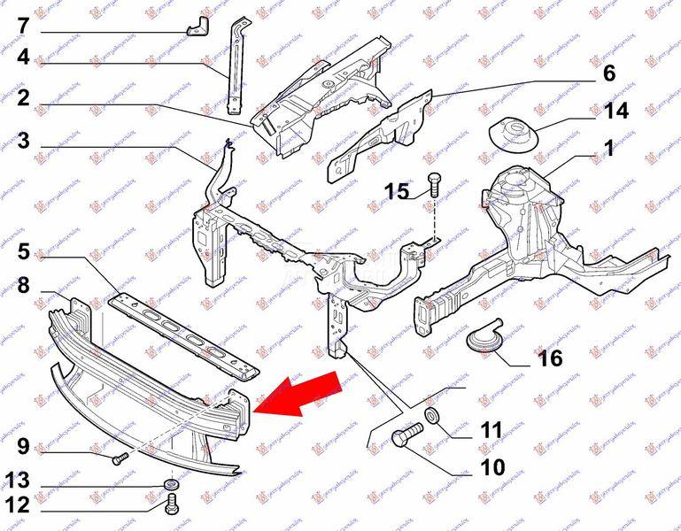 SINA PREDNJEG BRANIKA KOMPLET