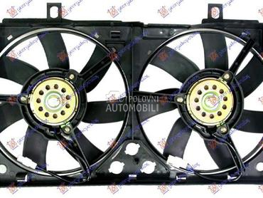 VENTILATOR HLADNJAKA (DUPLI) K za Citroen Saxo od 1996. do 1999. god.