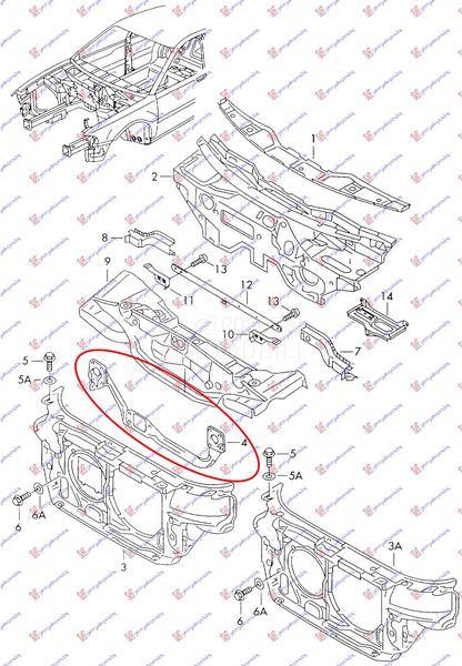 NOSAC HLADNJAKA UNUTRASNJI