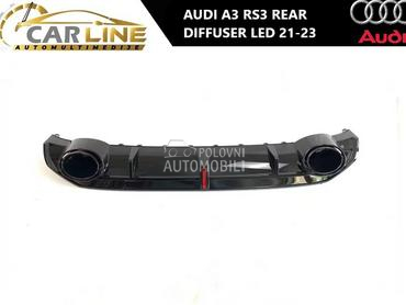 ZADNJI DIFUZOR RS3 LED 21-23 za Audi A3
