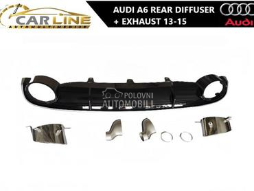 ZADNJI DIFUZOR SA AUSPUHOM za Audi A6