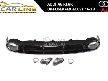 ZADNJI DIFUZOR SA AUSPUHOM za Audi A6