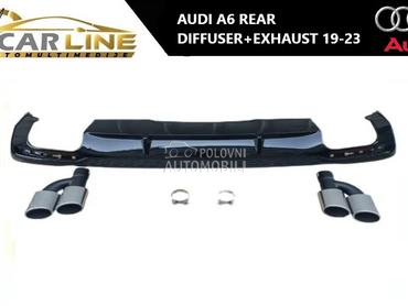 ZADNJI DIFUZOR SA AUSPUHOM za Audi A6