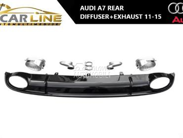ZADNJI DIFUZOR SA AUSPUHOM za Audi A7