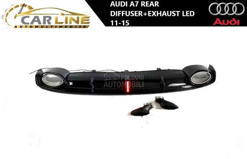 ZADNJI DIFUZOR SA AUSPUHOM LED
