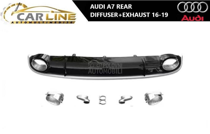 ZADNJI DIFUZOR SA AUSPUHOM