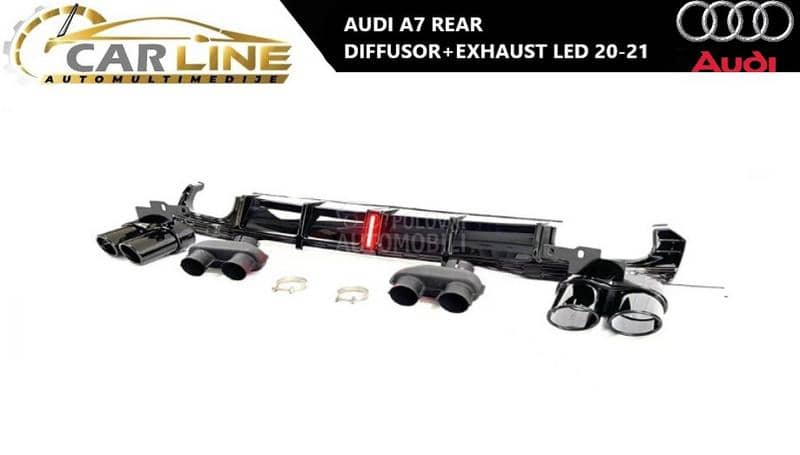 ZADNJI DIFUZOR SA AUSPUHOM LED