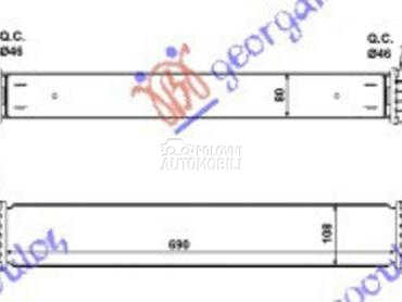 HLADNJAK INTERKULERA 1.6i 16V za Renault Latitude od 2010. do 2016. god.