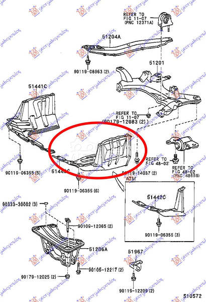 ZASTITA MOTORA PLASTICNA