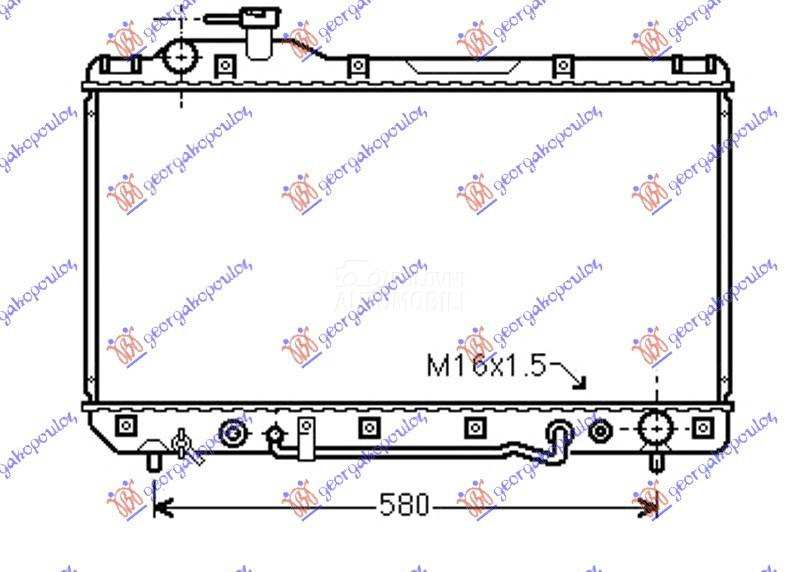 HLADNJAK MOTORA 2.0i 16V (AUTO