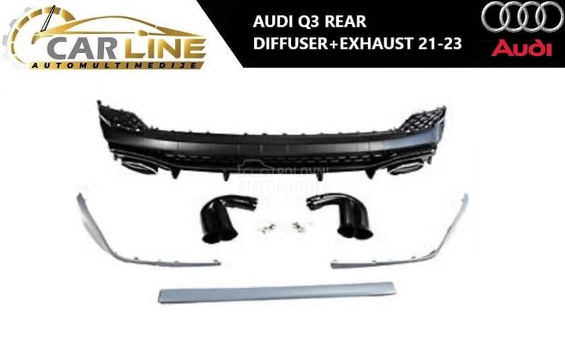 ZADNJI DIFUZOR SA AUSPUHOM V2