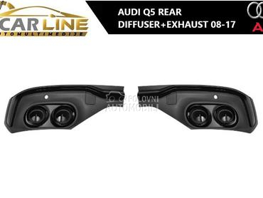ZADNJI DIFUZOR SA AUSPUHOM za Audi Q5