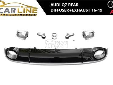 ZADNJI DIFUZOR SA AUSPUHOM za Audi Q7