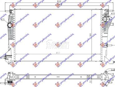 HLADNJAK MOTORA 2.0 TCE (F4R87 za Renault Megane od 2010. do 2014. god.