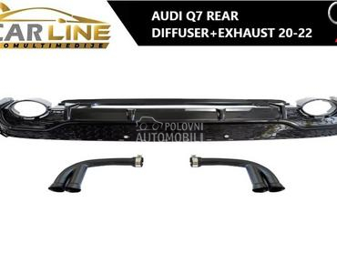 ZADNJI DIFUZOR SA AUSPUHOM za Audi Q7